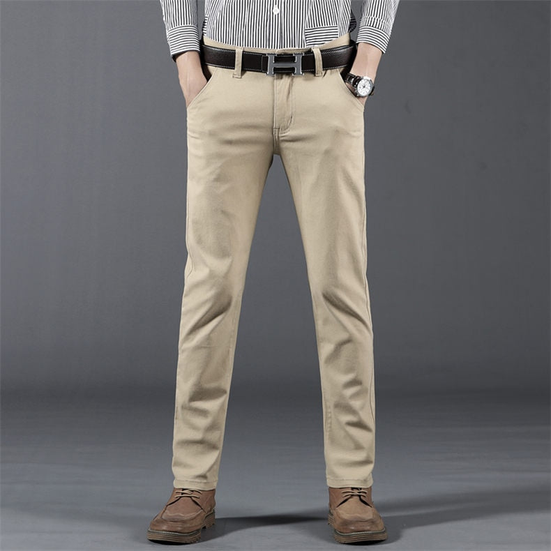 Men's Stretch Cotton Trousers