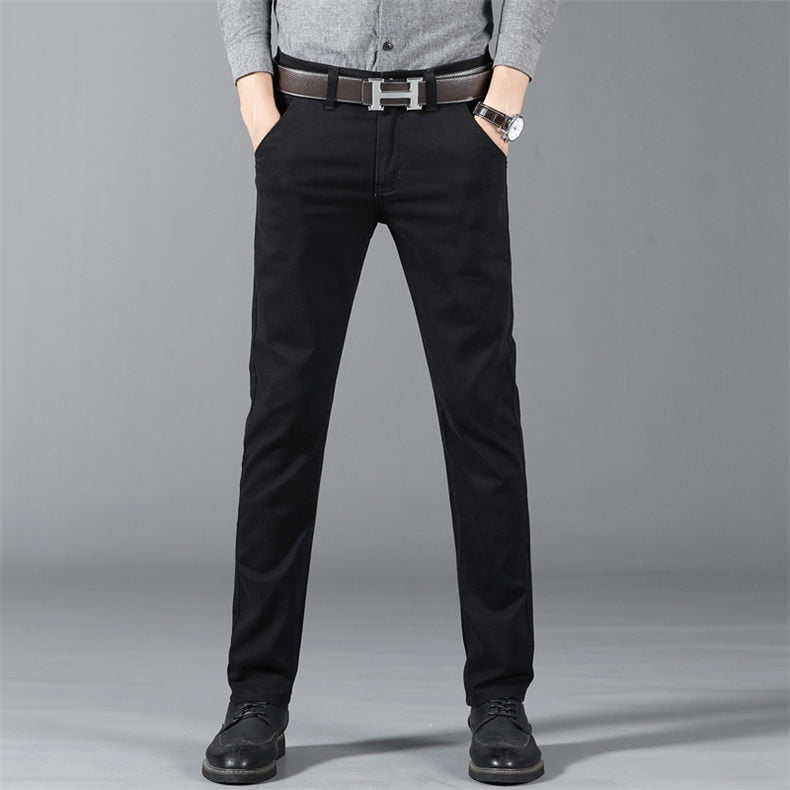 Men's Stretch Cotton Trousers