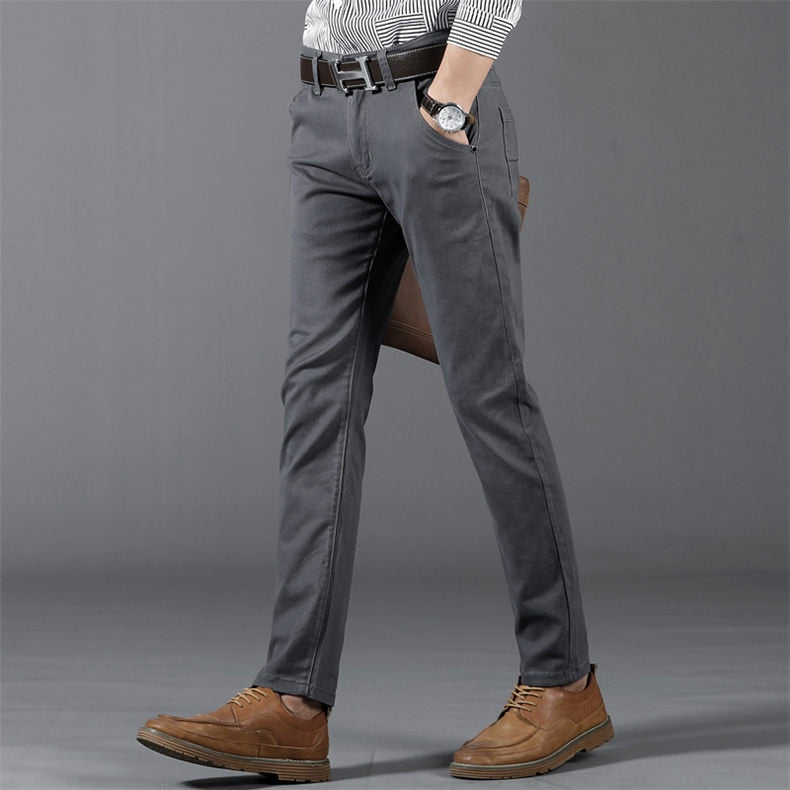 Men's Stretch Cotton Trousers