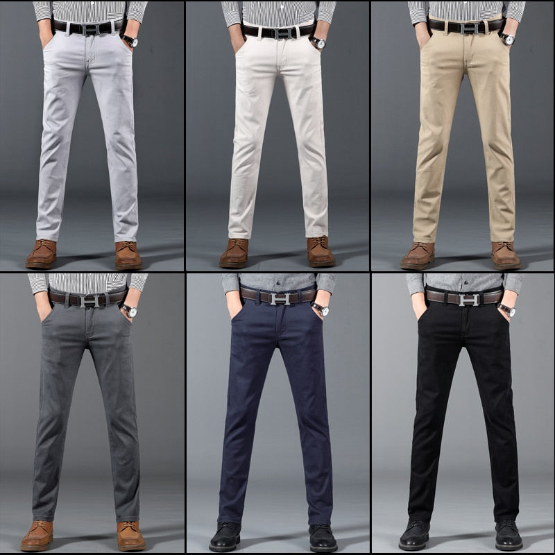 Men's Stretch Cotton Trousers