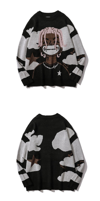 Unisex Knitted Anime Sweater